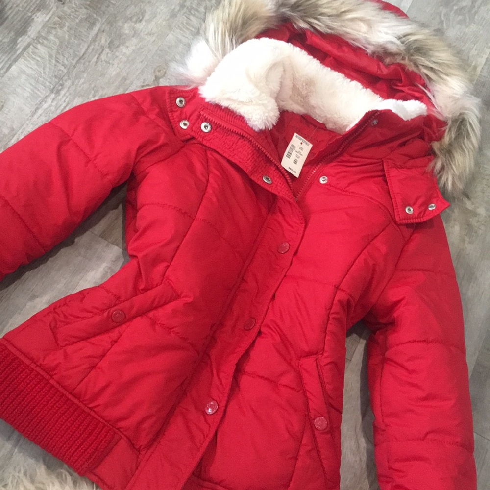 Red jacket